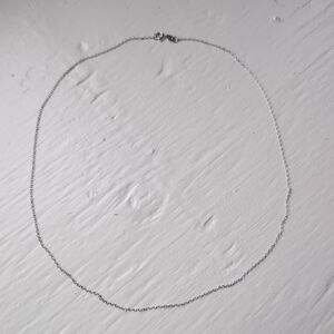 925 sterling silver 18 inch 1 mm thick curb link chain necklace with lobster